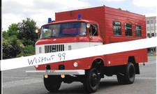 Feuerwehr-Foto Oldtimer DDR VEB LKW IFA L 60 Werkstattkoffer Rüstwagen
