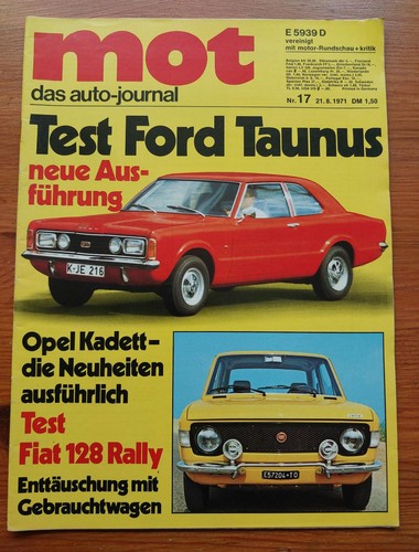 Mot 1971 fiat - 128,