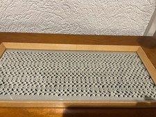 DDR  HOLZTABLETT MIT GLASBODEN