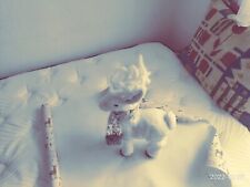 Schnee ? Rentier mit Schal ? 