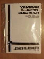 Parts Catalog YANMAR Diesel Generator YDG 2000 E 5 6 A B C D Stromaggregat 1986