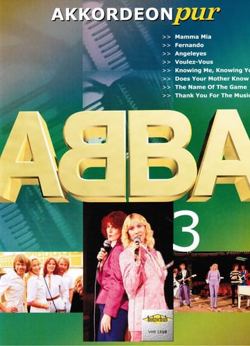 Akkordeon noten abba heft - abba, 3
