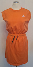 Adidas Originals Mädchen Shirtkleid Sommer orange schwarz weiß Gr. 164