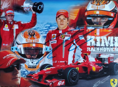 Formel autogramme kimi - formel,