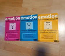 Emotion Zeitschrift Wilhelm Reich 1  2 3 1980 1981