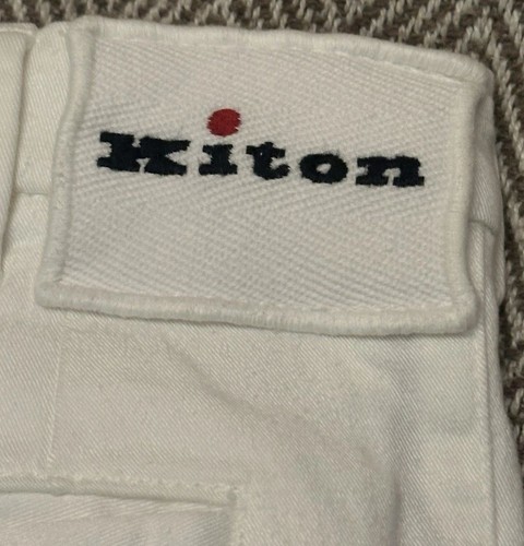 Kiton hose chino - kiton, weiß