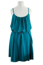 Hallhuber Seide Kleid Silk