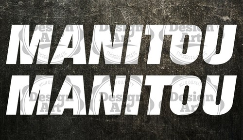 Manitou lader aufkleber - manitou,