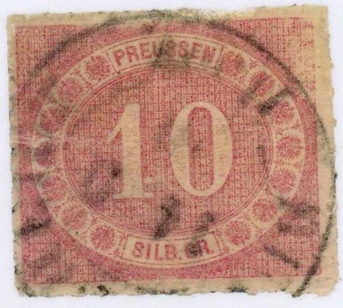 Preußen gestempelt 10 - preußen,