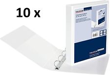 10x Falken Premium Präsentationsringbuch 4 Ring A4 Angebot Ordner 50mm Höhe weiß