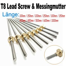 T8 8MM Trapezgewindespindel 3D