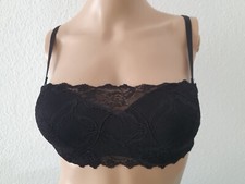 Push-up Vorgeformter BH  75B schwarz abnehmbare Träger B-Ware 