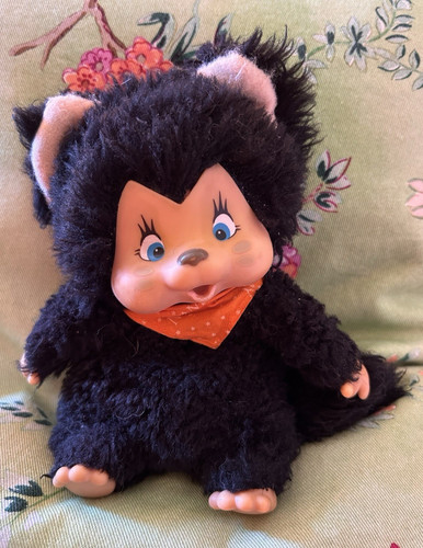Nyamy katze schwarz vintage - schwarz,