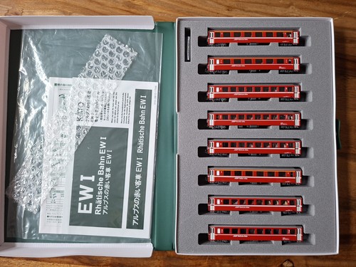 Kato spur rhb - 8, wagen