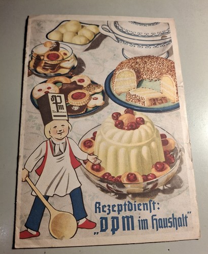 Altes heft mit rezepten von - mit,