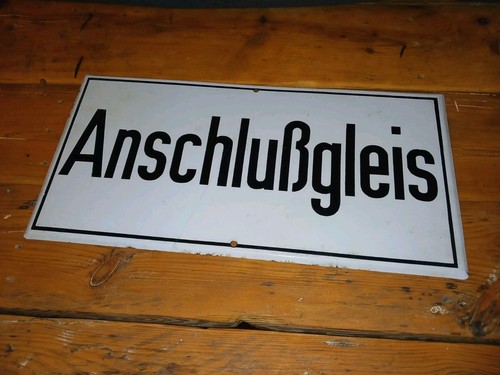 Eisenbahn emailleschild - eisenbahn, xl