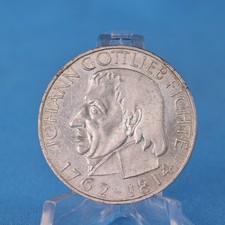Deutschland 5 Mark 1964 J Johann Gottlieb Fichte Silber vz-