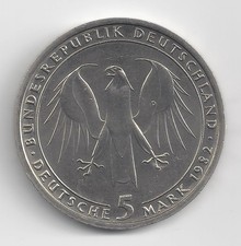 Deutschland 5 Mark, 1982 150. Todestag von Johann Wolfgang von Goethe  (403)