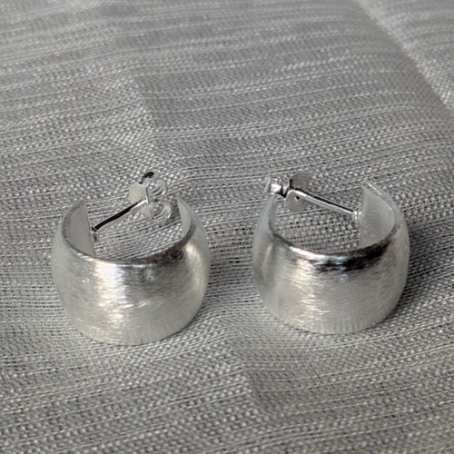 Creolen ohrstecker breit - creolen,