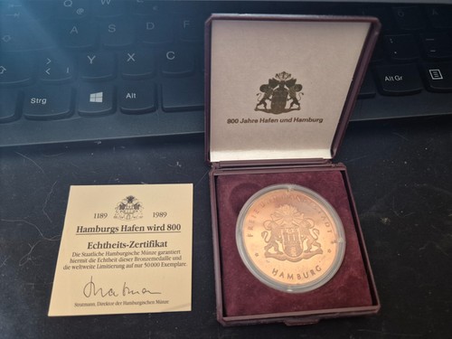 Bronze medaille 1989 800 - 800, jahre