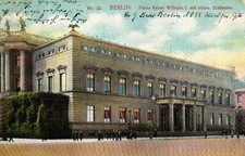 Berlin, Palais Kaiser Wilhelm I mit hist. Eckfenster, 1909