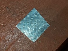 Aluminium Schachbrett Laufflächenplatte Durbar 300x300x3mm