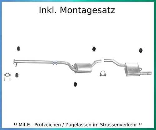 Auspuffanlage für ford focus - auspuffanlage,
