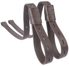 Equinate Slimline Mono Steigbügelriemen braun oder schwarz 60cm 70cm 80cm Leder