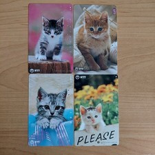 4 Telefonkarten Japan 1990/92