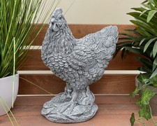 Frostfeste Steinfigur Huhn