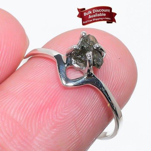 Moldavit stein 925 sterling - 925,
