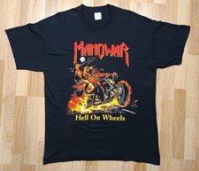 Manowar Hell On Wheels Tour 1997 Vintage Tourshirt L Band Shirt Tee