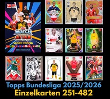 Topps Match Attax 25/26 Bundesliga Einzelkarten zum aussuchen 251-482  2025/2026