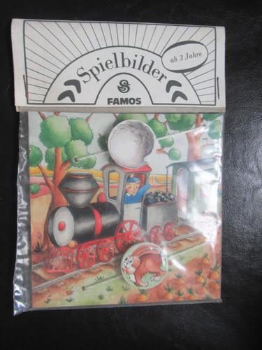 Spielbild,Holzspielbild-Eisenb
