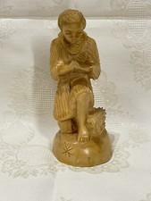 Holz Figur Schäfer geschnitzt