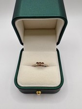 Ring 9 kt Gold Quarz und