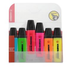 Textmarker - STABILO BOSS ORIGINAL - 6er Pack - mit 6 verschiedenen Farben 70/6