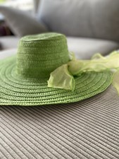 Damen Hut Elegant Sommer Grün