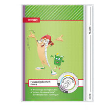 Schreiblern - Hausaufgabenheft DIN A5 Roth Schulplaner  Grundschule Klasse 4