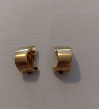 Pierre Lang große Ohrclips goldf. 2cm gold.mattirt