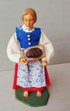 Krippenfigur Frau Mädchen
