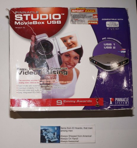 Pinnacle studio moviebox usb - moviebox,