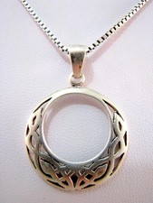 Anhänger massiv Sterling Silber 925 Sterling Silver Pendant - 1