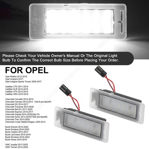 2xled kennzeichenbeleuchtung - 2xled,