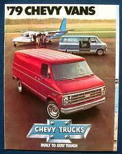 Prospekt brochure 1979 Chevrolet Chevy Vans   (USA) G10  G20  G30