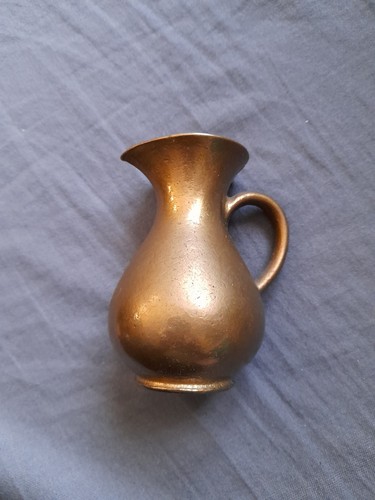 Kleine messing bronzevase - messing, /