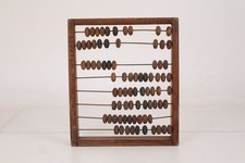 Rechenschieber Rechenmaschine Holz 30er 40er vintage Schule Hausaufgaben