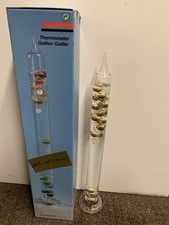 Thermometer Galileo Galilei Glasthermometer Flüssigkeitsthermometer 62 cm GOLD