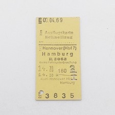 Fahrkarte Fahrschein EISENBAHN