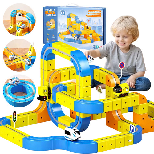 Diy zugschienen bausteinset - diy,